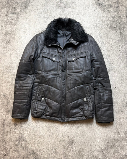 ABAHOUSE "NIGHTFALL BIKER" PUFFER