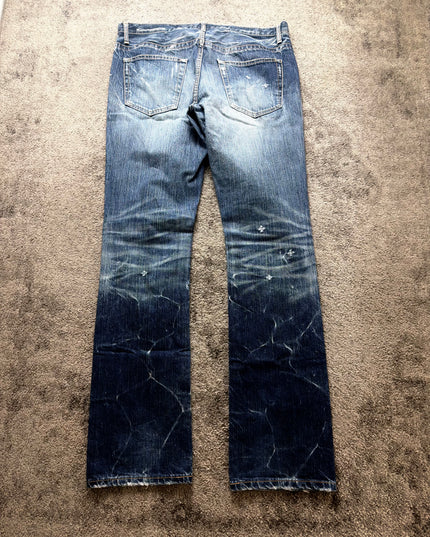 BLUE WAY "ASH FADE" DENIM