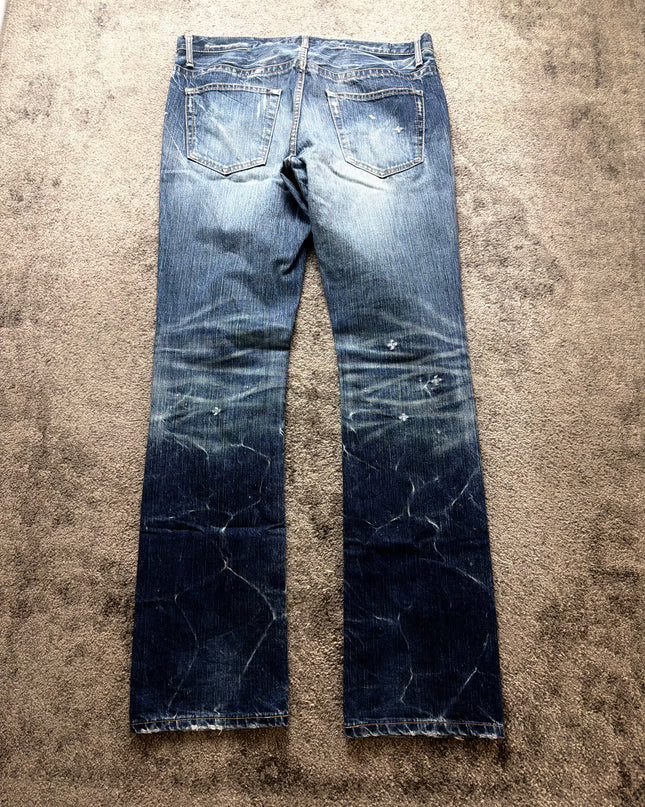 BLUE WAY "ASH FADE" DENIM