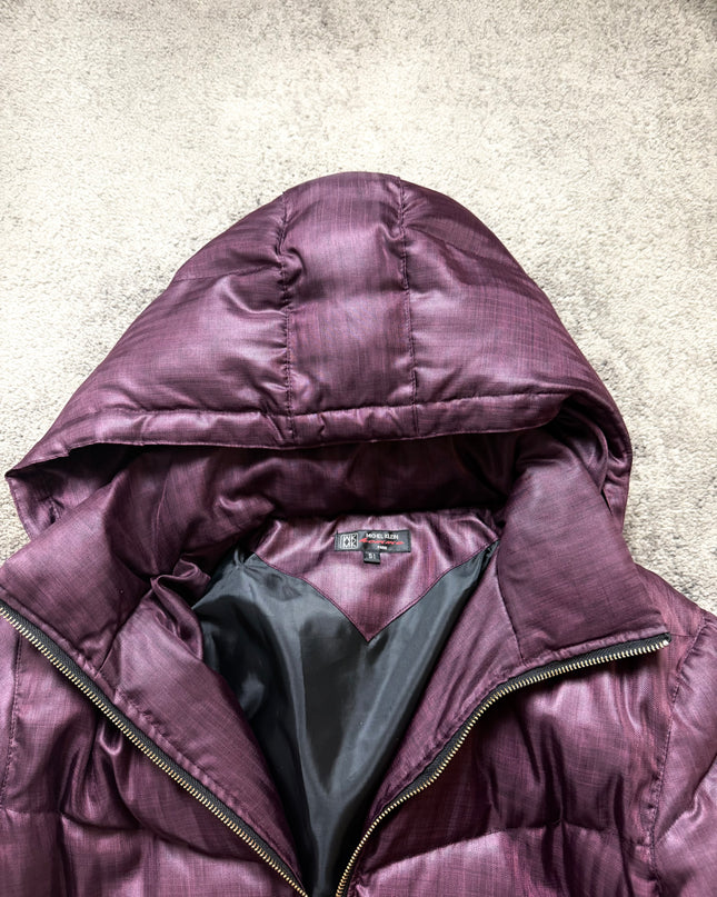 MICHEL KLEIN "PLUM SILENCE" PUFFER