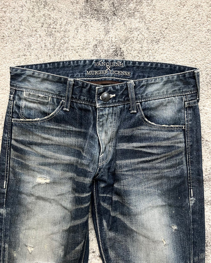 VANQUISH X MURDER LICENSE "DECAY" DENIM