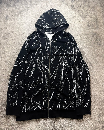 INTHEATTIC "ABSTRACT NOISE" HOODIE (M)