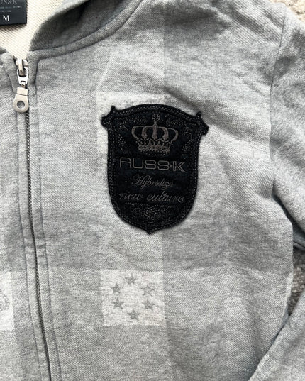 RUSS-K PATCH ZIP HOODIE