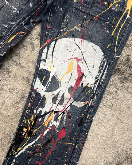 HN+THE "ARTILLERY SKULL" DENIM
