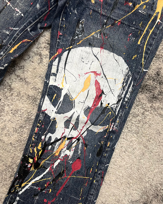 HN+THE "ARTILLERY SKULL" DENIM