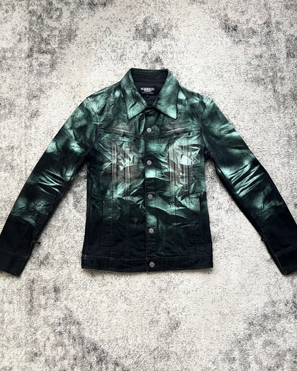 TORNADO MART "CRUSHED EMERALD" DENIM JACKET