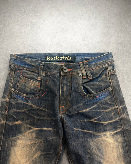 BASIC STYLE "GOLDEN STATIC" DENIM (S-M)