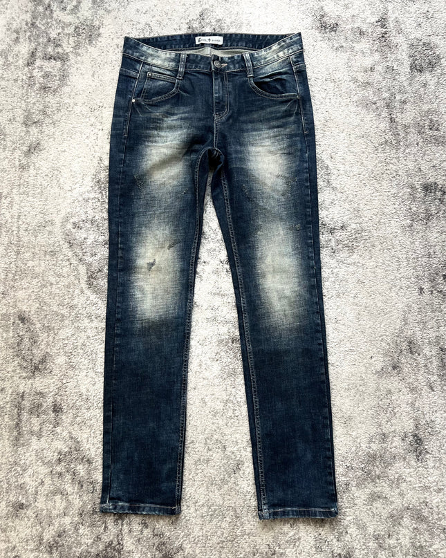 COOK JEANS "TWILIGHT SCAR" SLIM FIT DENIM