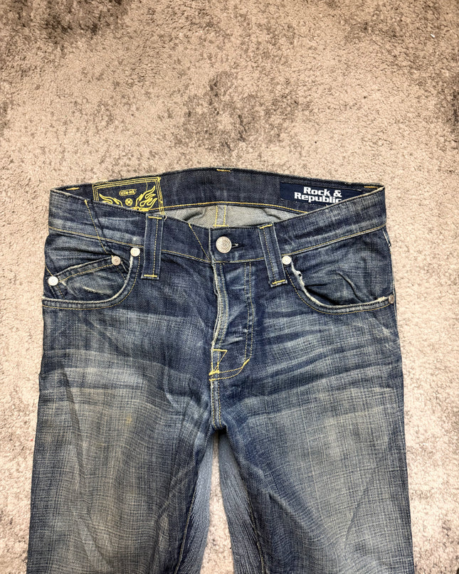 ROCK REPUBLIC “FLARED MEMORIES“ DENIM