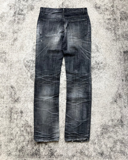 LOUNGE LIZARD "ASH FADE" DENIM