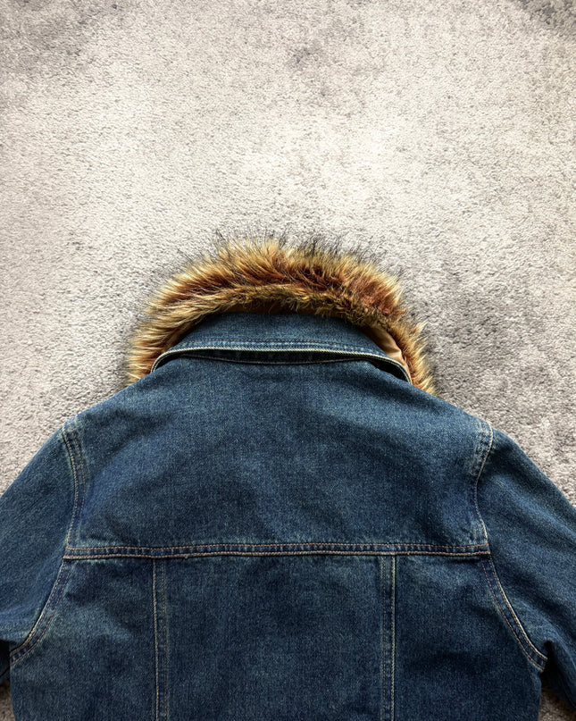 HEISEI "FUR RIOT" DENIM JACKET (S)