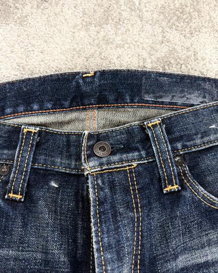 BACKNUMBER "FRAYED MIDNIGHT" DENIM (S-M)