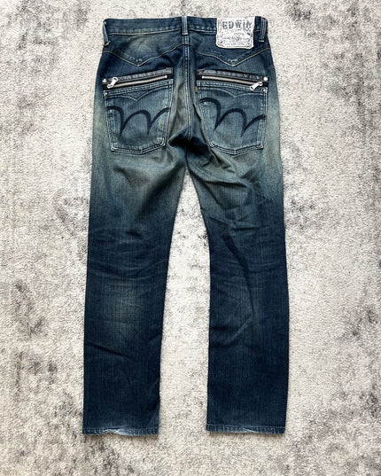 EDWIN XV "ZIPPER ARC" DENIM