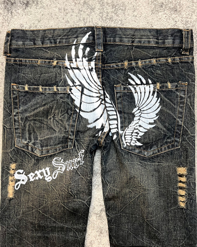 K.U.I "FALLEN WINGS" DENIM