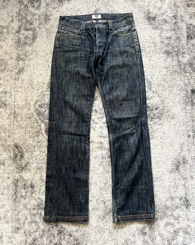 ANTIQUE DENIM RAINBOW BACKPOCKETS