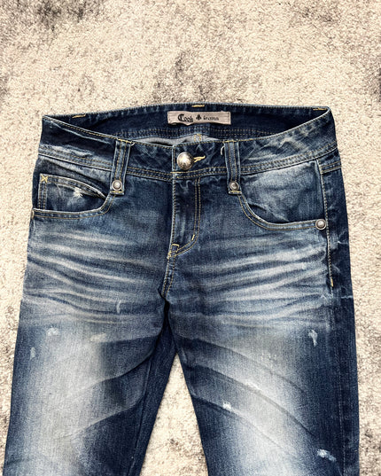 COOK JEANS "BLEACHED REBELLION" DENIM