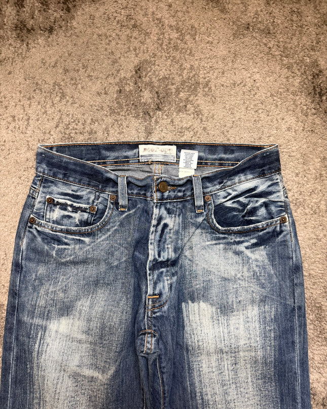 BOOTCUT “LIGHT RAYS“ DENIM