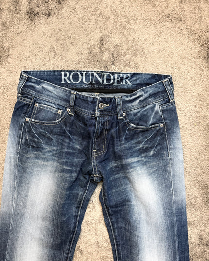 ROUNDER "BLEACHED SIGNAL" DENIM