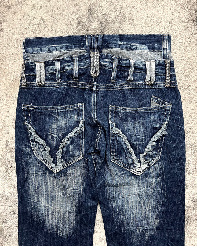 BLOW BY BLUE "ZIPPER CRAWLER" DENIM