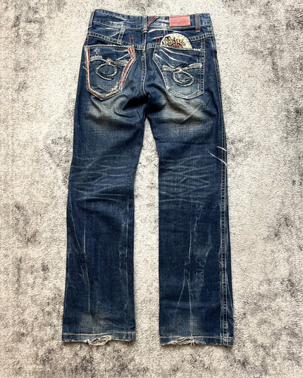 RED PEPPER "SHADOW BURN" DENIM