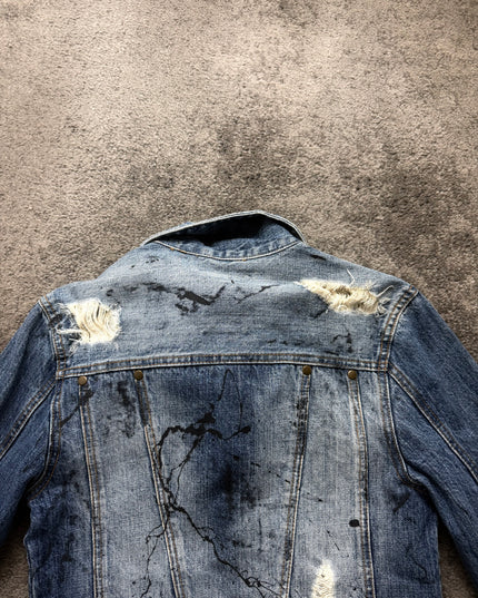MIDAS "COLD MARBLE" DENIM JACKET (S)