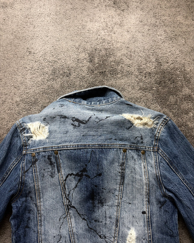 MIDAS "COLD MARBLE" DENIM JACKET (S)