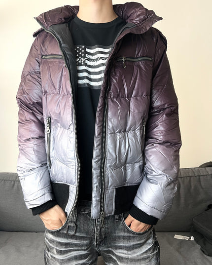 COLLINS "SPRECTRUM FADE" FUR PUFFER