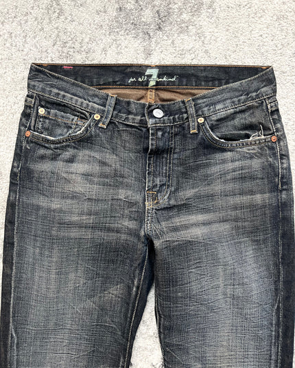 7 FOR ALL MANKIND "SHADOW WASH" DENIM