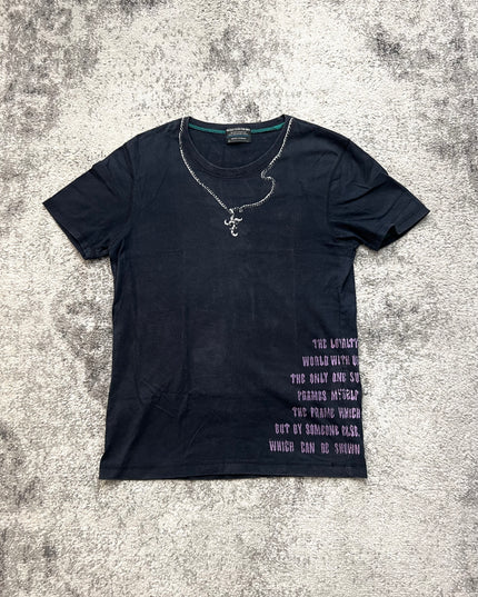 NICOLE CLUB GRAPHIC NECKLACE TEE
