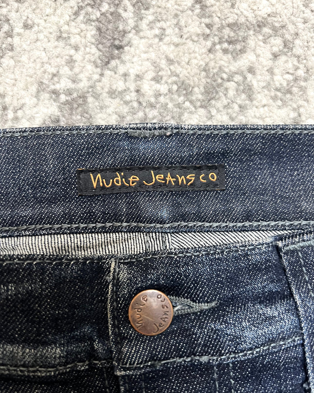 NUDIE JEANS "DEAD SOUL INDIGO" SLIM FIT DENIM