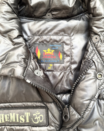 SKULL JEANS "BLACK ALCHEMIST" PUFFER