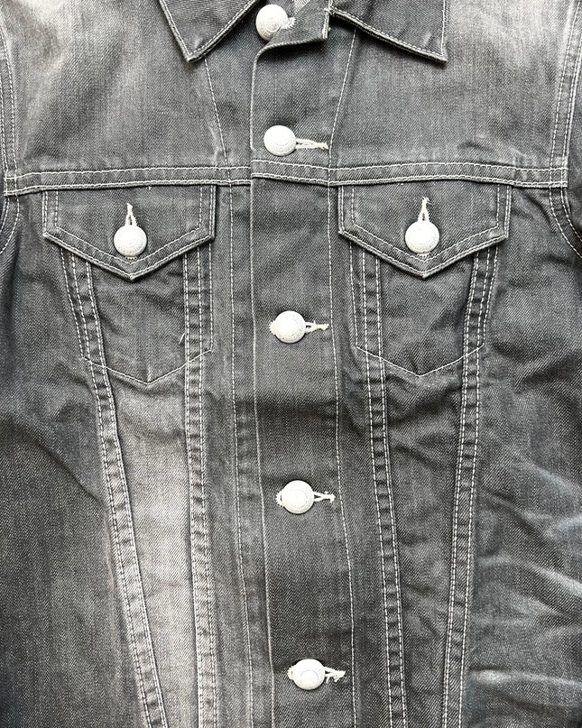 VANQUISH "TOKYO GREYSCALE" DENIM JACKET