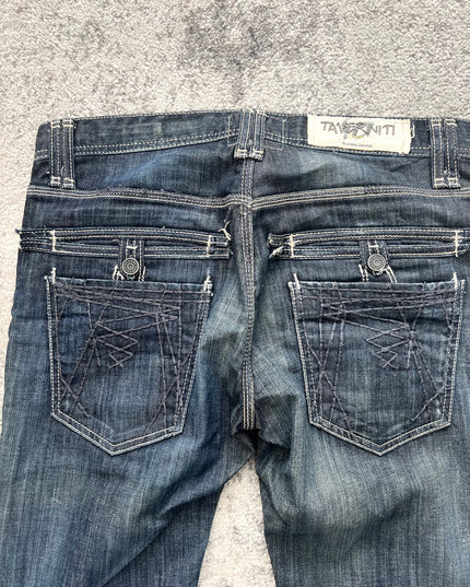 TAVERNI "EDGE LINE DISTORTION" DENIM
