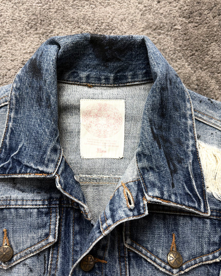 MIDAS "COLD MARBLE" DENIM JACKET (S)