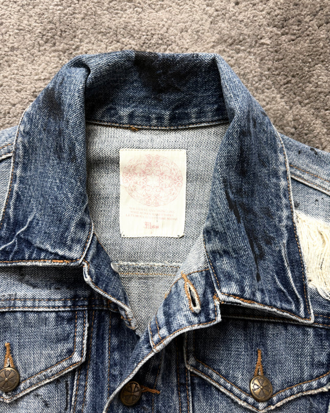 MIDAS "COLD MARBLE" DENIM JACKET (S)
