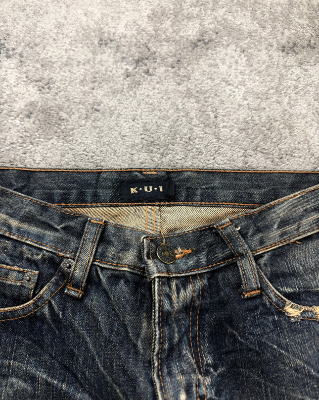K.U.I "BEAUTIFUL DAMAGE" DENIM (S)