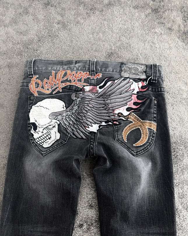 RED PEPPER "SHADOW FADE" DENIM (M)