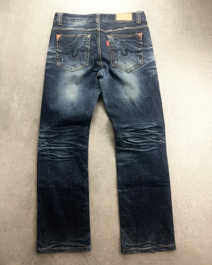 TWO ANT JEAN "MIDNIGHT FRACTURE" DENIM (M)