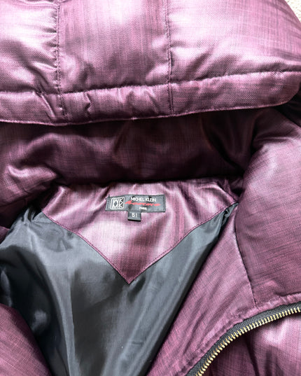 MICHEL KLEIN "PLUM SILENCE" PUFFER