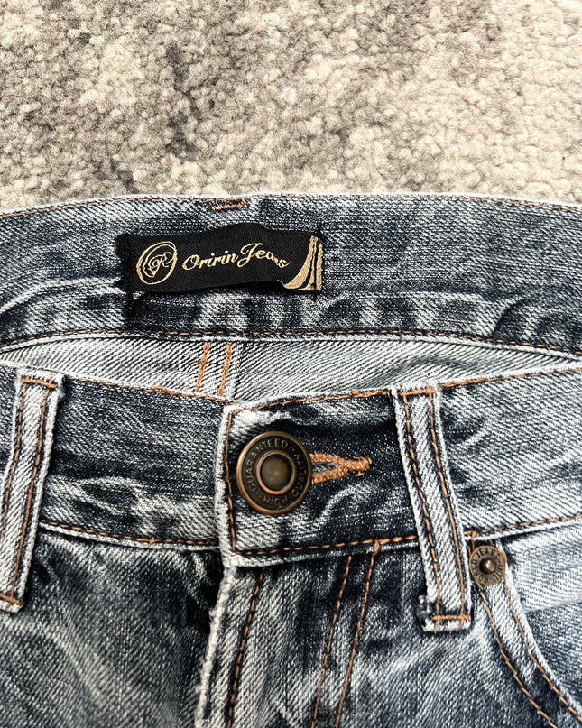ORIRIN "ZIPPER-SCAR" DENIM