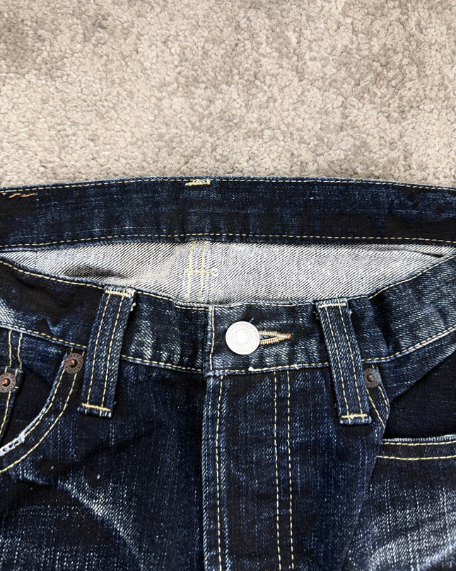 TAKEO KIKUCHI "INDIGO STARBURST" DENIM (S)