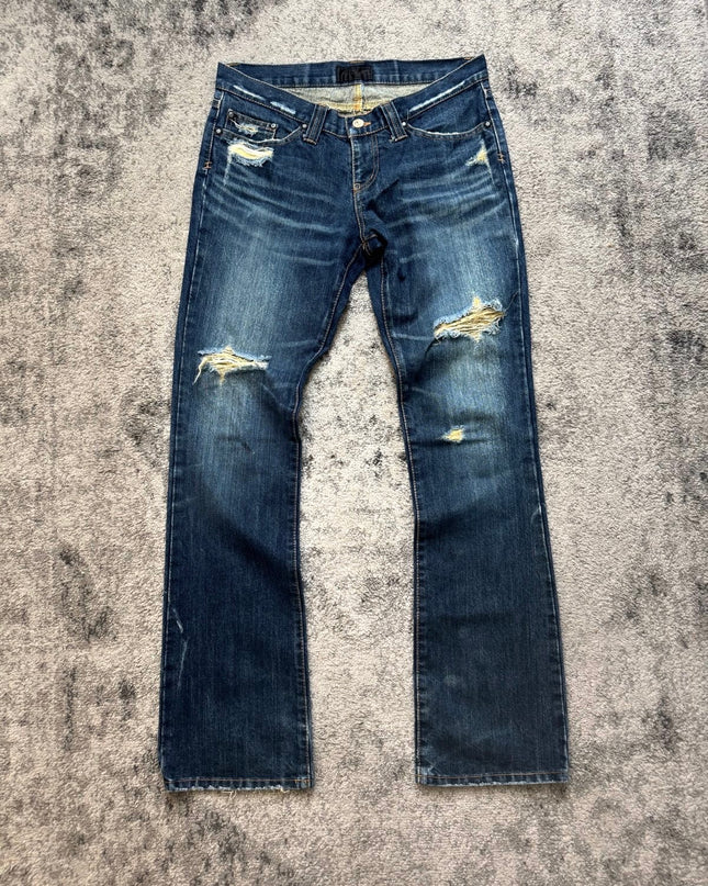 LA GATE "NIGHT SLASH" DENIM