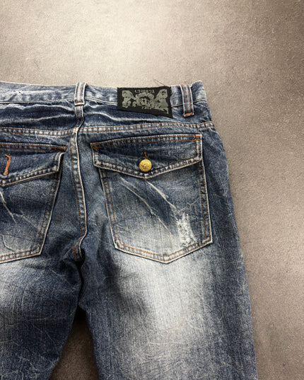 LOWBOX "BLEACHED SCARS" DENIM (S)