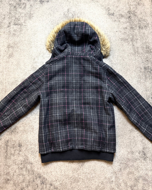 SUGGESTION "COLD STATIC PLAID" PUFFER