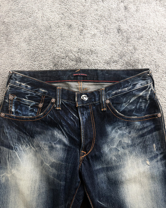 BLUE WAY "MIDNIGHT FADE" DENIM (S-M)