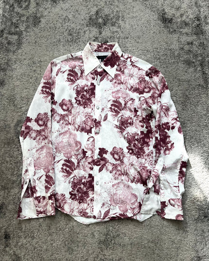 KEY BURGUNDY ROSE SHIRT