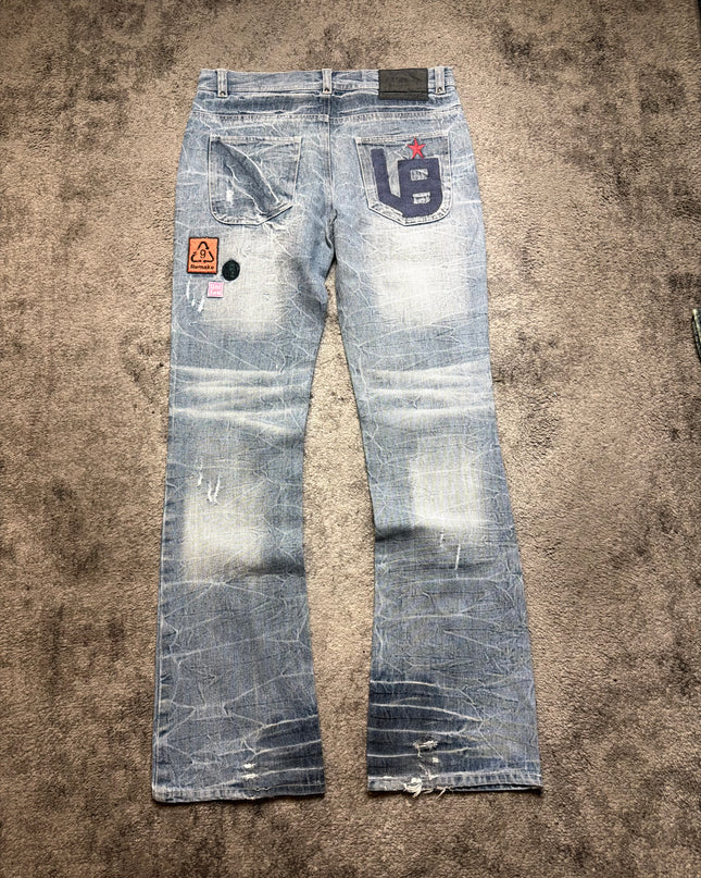 LOWBOX “PATCHWORK“ DENIM (M)
