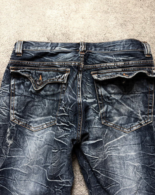 NYLAUS "CRUSHED SILENCE" DENIM