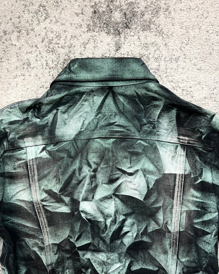 TORNADO MART "CRUSHED EMERALD" DENIM JACKET