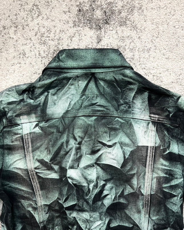 TORNADO MART "CRUSHED EMERALD" DENIM JACKET